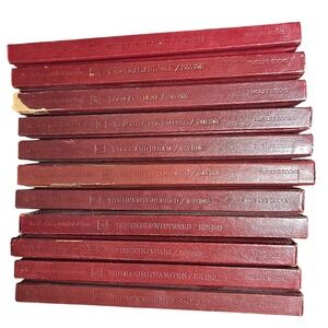 VTG Time Life Books The Life History Of The United States 11 Volume Set Burgundy